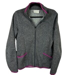 Mountain Warehouse Full Zip Long Sleeve Fleece Jacket Size 10 Grey